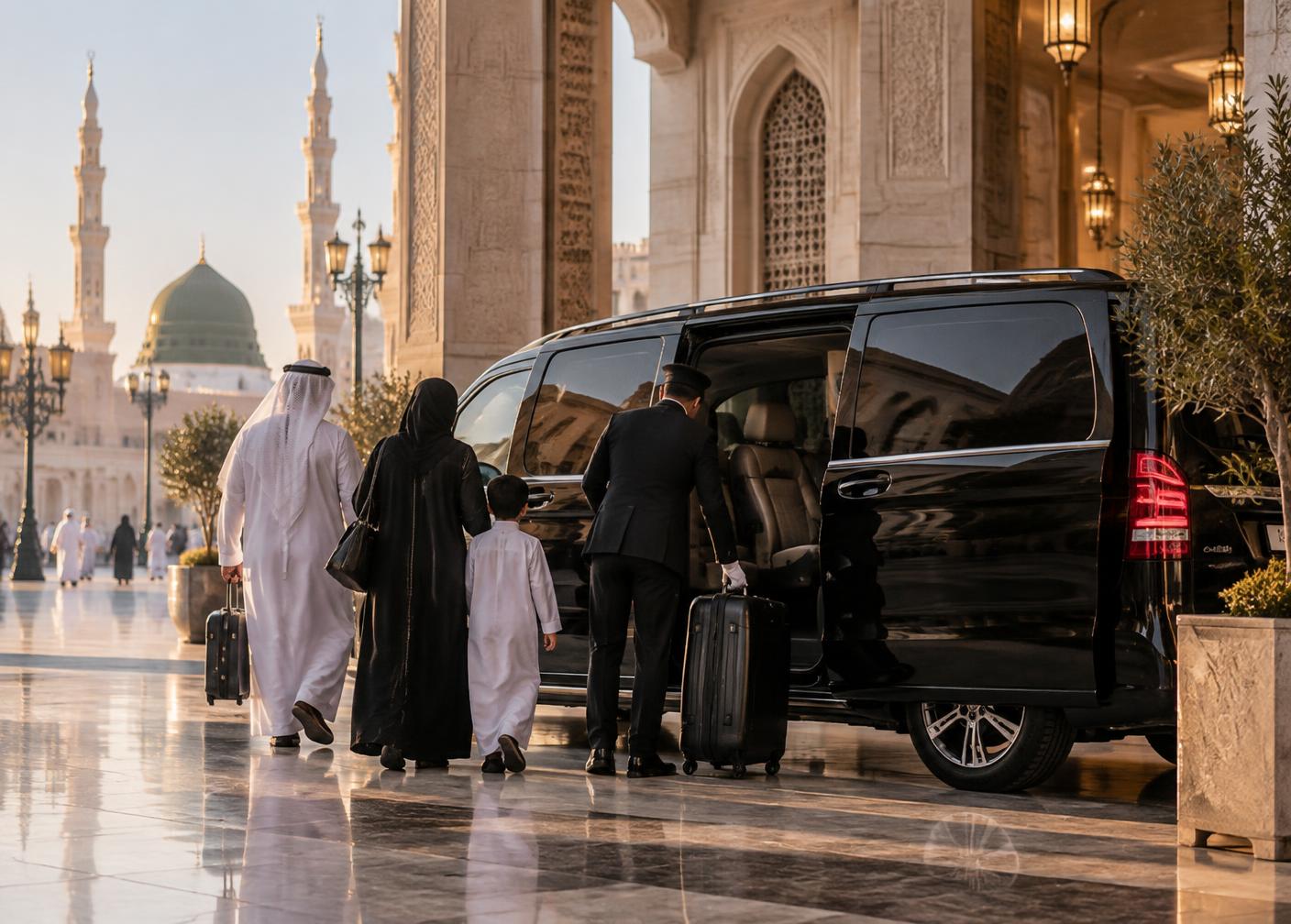 Transfert privé avec chauffeur pour une famille